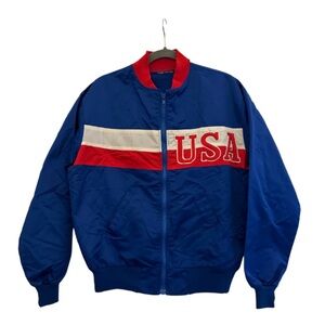 USA Blue and Red Men's Jacket
